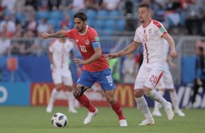 Costa Rica pierde 1-0 ante Serbia